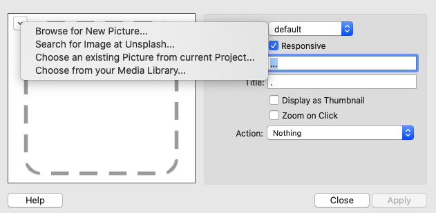 Thorium Builder Image Widget